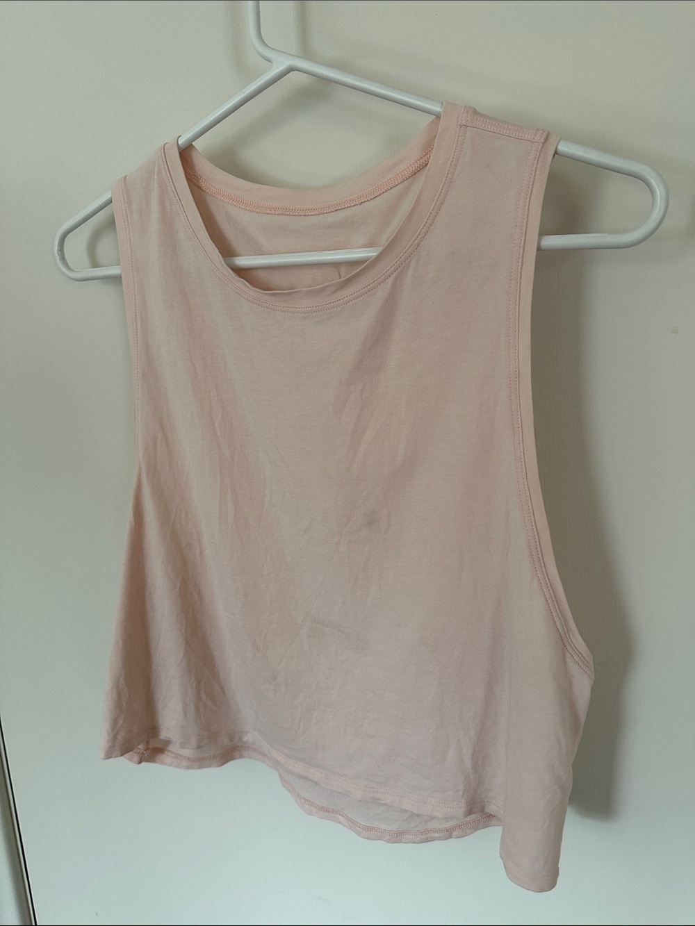 lululemon athletica Light Pink Muscle Tank